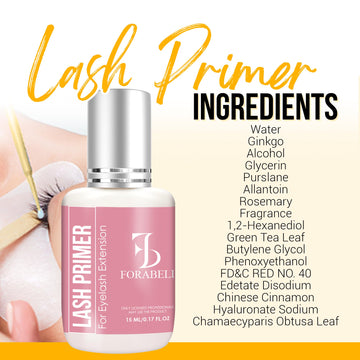 Forabeli Primer Pestanas Naturales prepara pestañas para un look más limpio y duradero.
