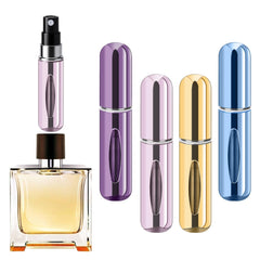 forebile atomizador perfume portátil 5ml púrpura, ideal para viajes y bolsillos