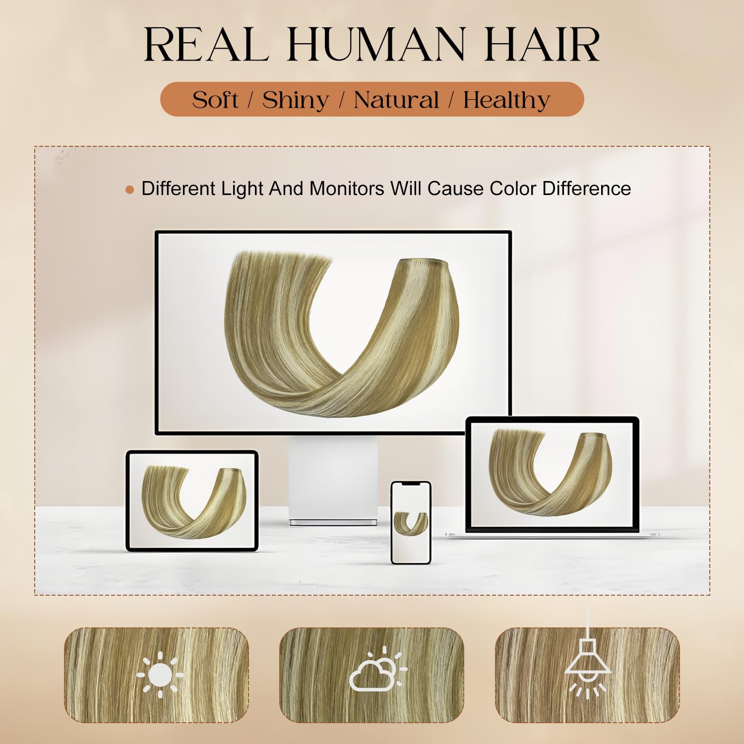 Forede balayage color options help match natural tones