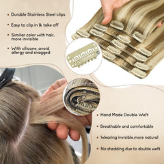 Forede easy-at-home styling clip-in extensions for quick looks