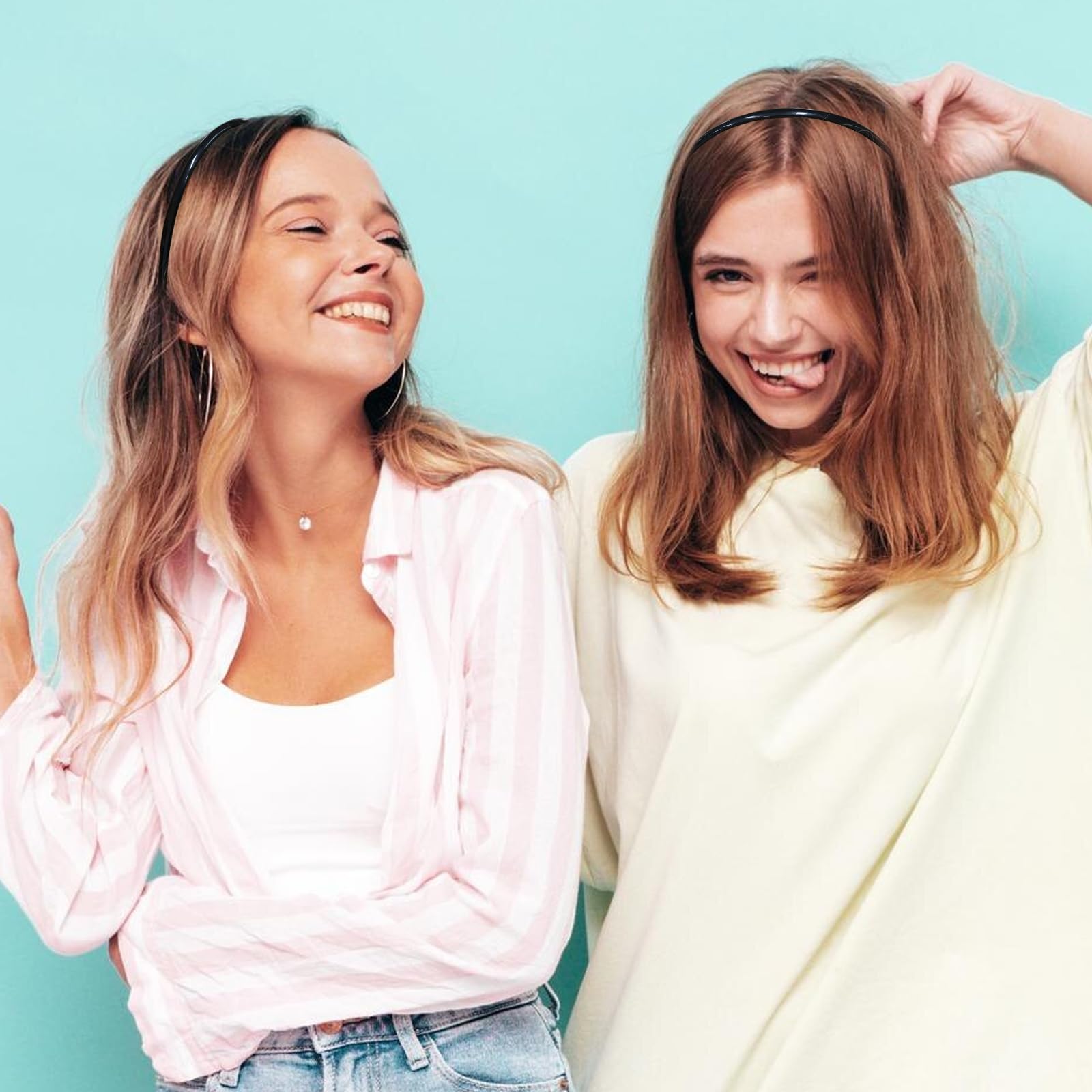 forenee diadema plástica para niñas, estilo práctico.