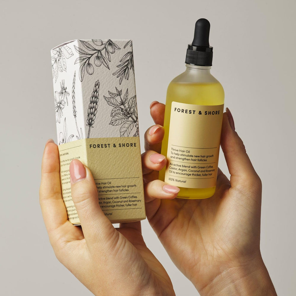 Forest & Shore: cabello con humedad renovada y menor quiebre gracias al aceite.