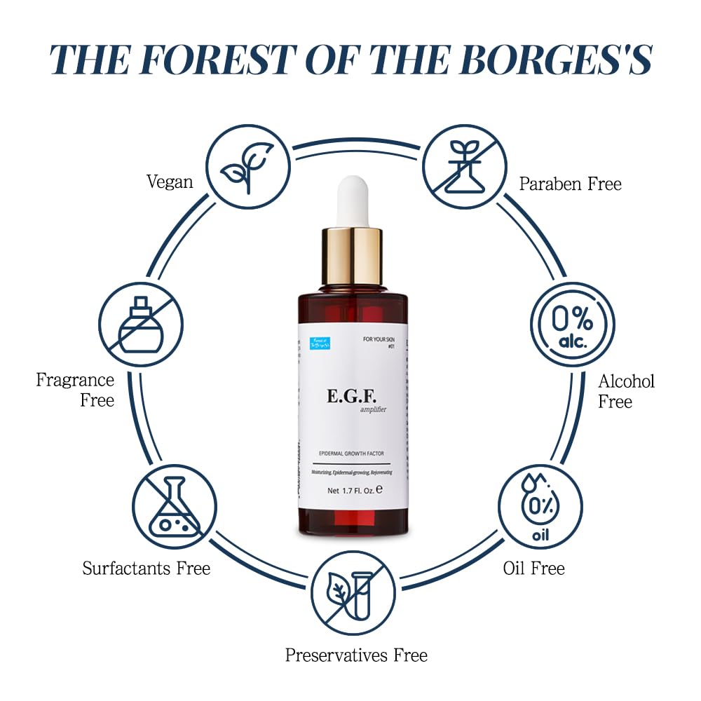 FOREST OF THE BORGES'S EGF Serum, formato de 50 ml para fácil manejo.
