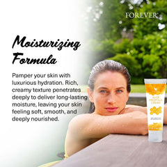 Forever Living Aloe Propolis Creme con vitaminas A, E y C para tono y vitalidad.