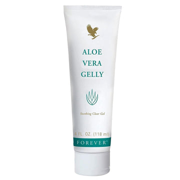 Forever Living Aloe Vera Gelly: bote transparente para hidratación suave y rápida.