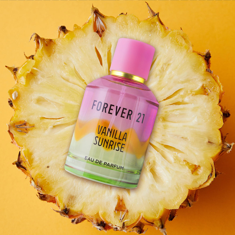 Notas de salida de vainilla en Forever 21 Vanilla Sunrise.