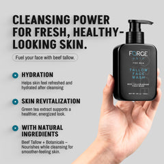 Forge Skin: texture-lavante montrant une mousse légère et douce pour la peau.