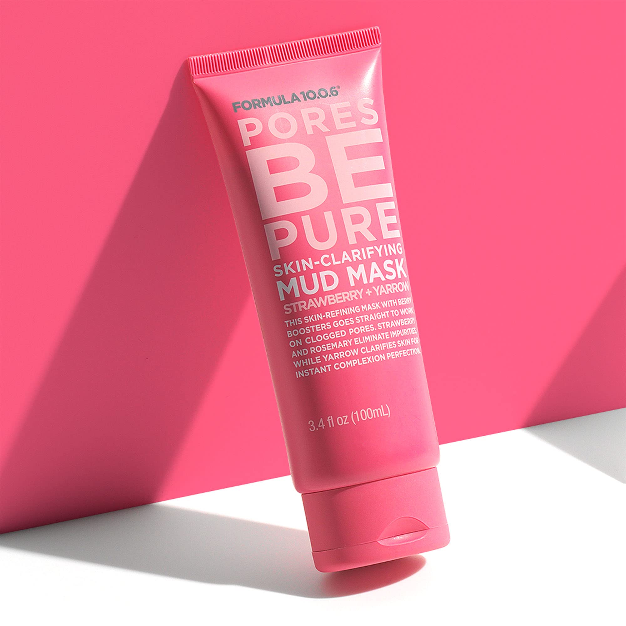 FORMULA 10.0.6 Pores Be Pure: extractos clave de fresa y romero para una piel limpia.