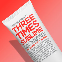 FORMULA 10.0.6 Three Times Sublime exfoliación con jojoba para piel suave.