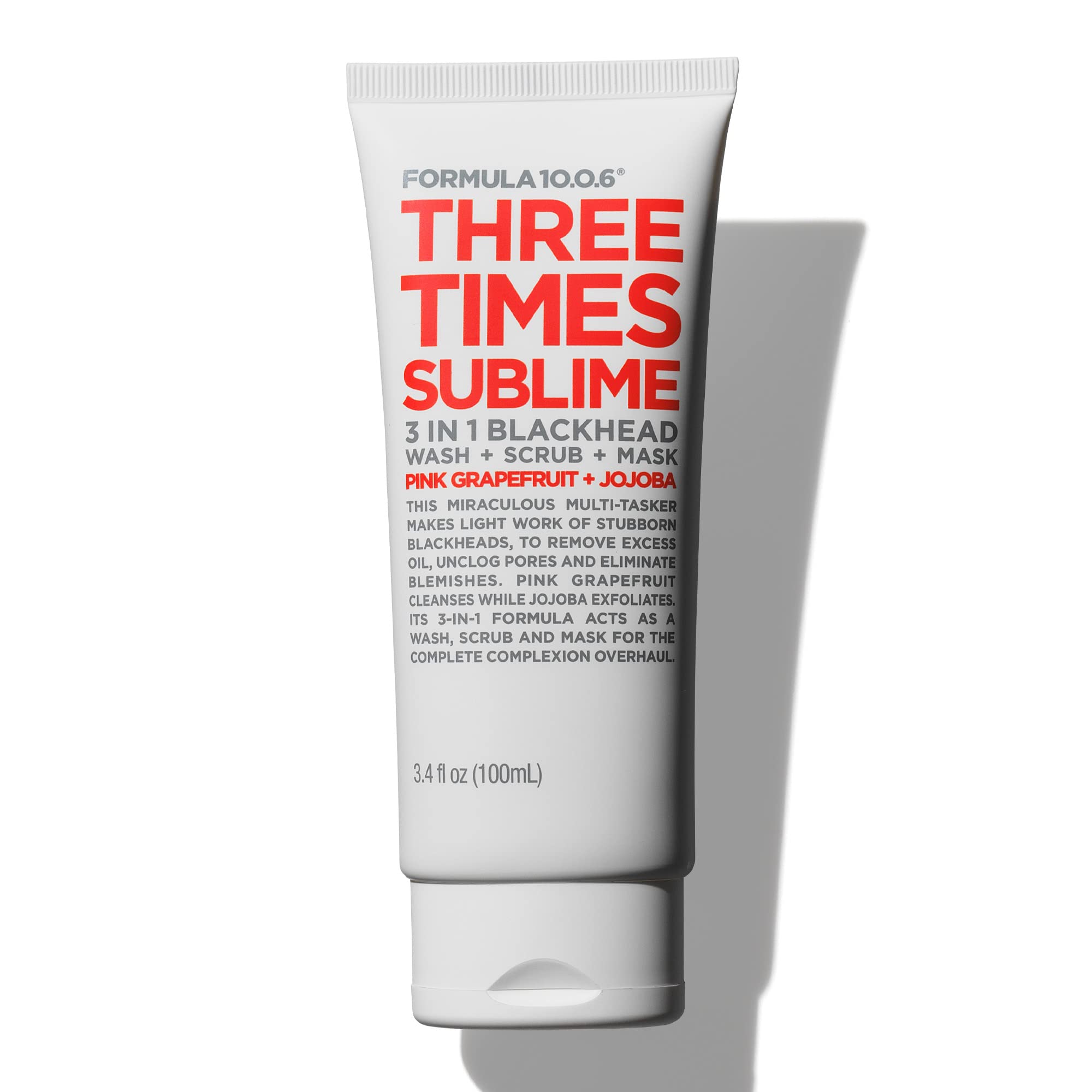 FORMULA 10.0.6 Three Times Sublime: limpieza de puntos negros para piel limpia y cómoda.