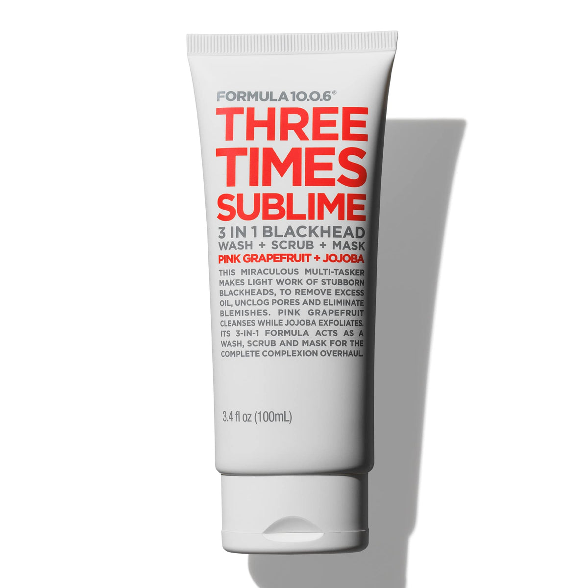 FORMULA 10.0.6 Three Times Sublime: limpieza de puntos negros para piel limpia y cómoda.