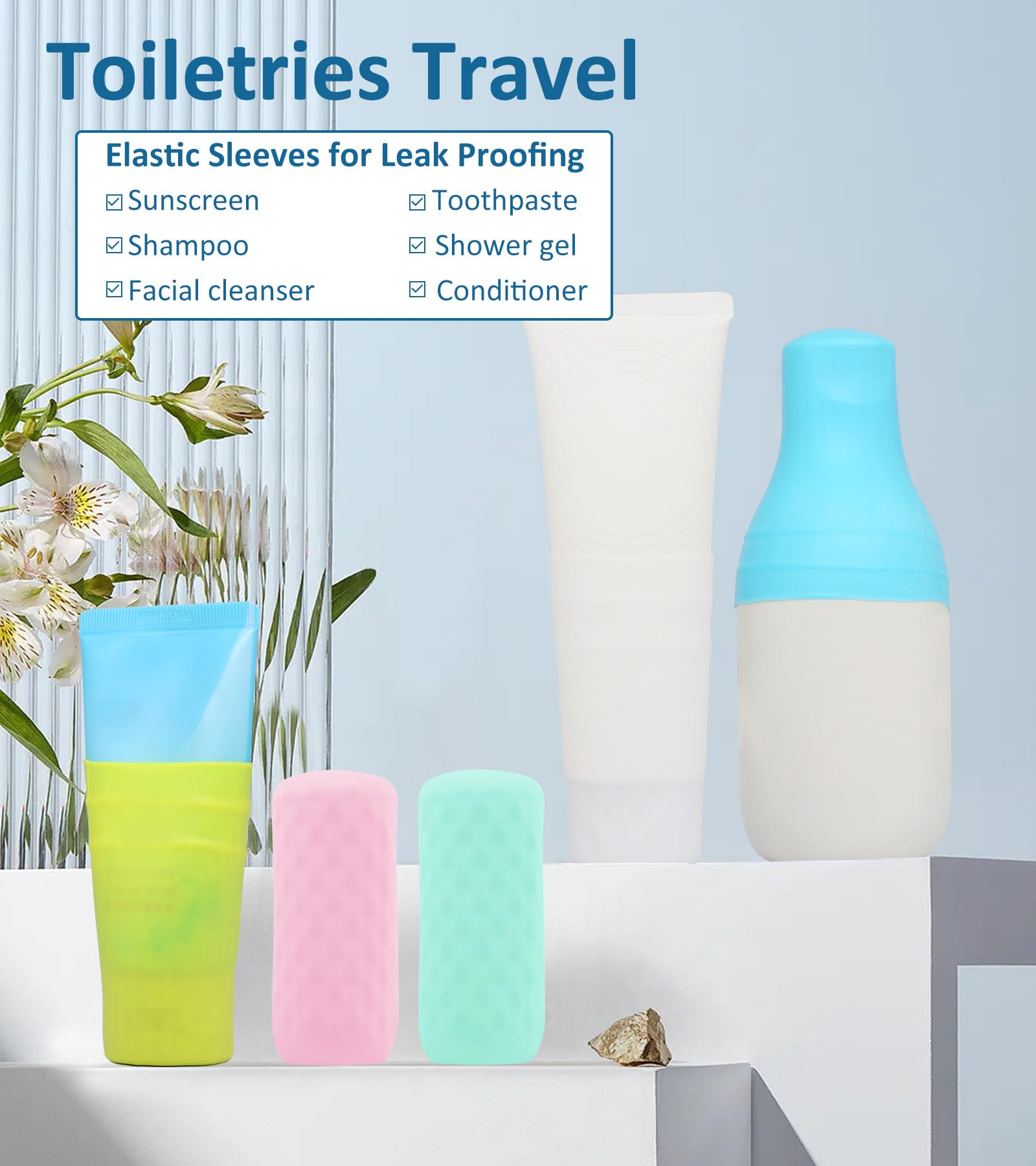 FOROUME cubiertas reutilizables de silicona que vuelven a su forma.