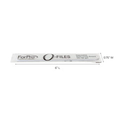 ForPro O-Files: lima de espuma de doble cara para manicura precisa.