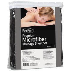 ForPro Professional Collection funda rostro masaje negra, higiene en sesiones continuas