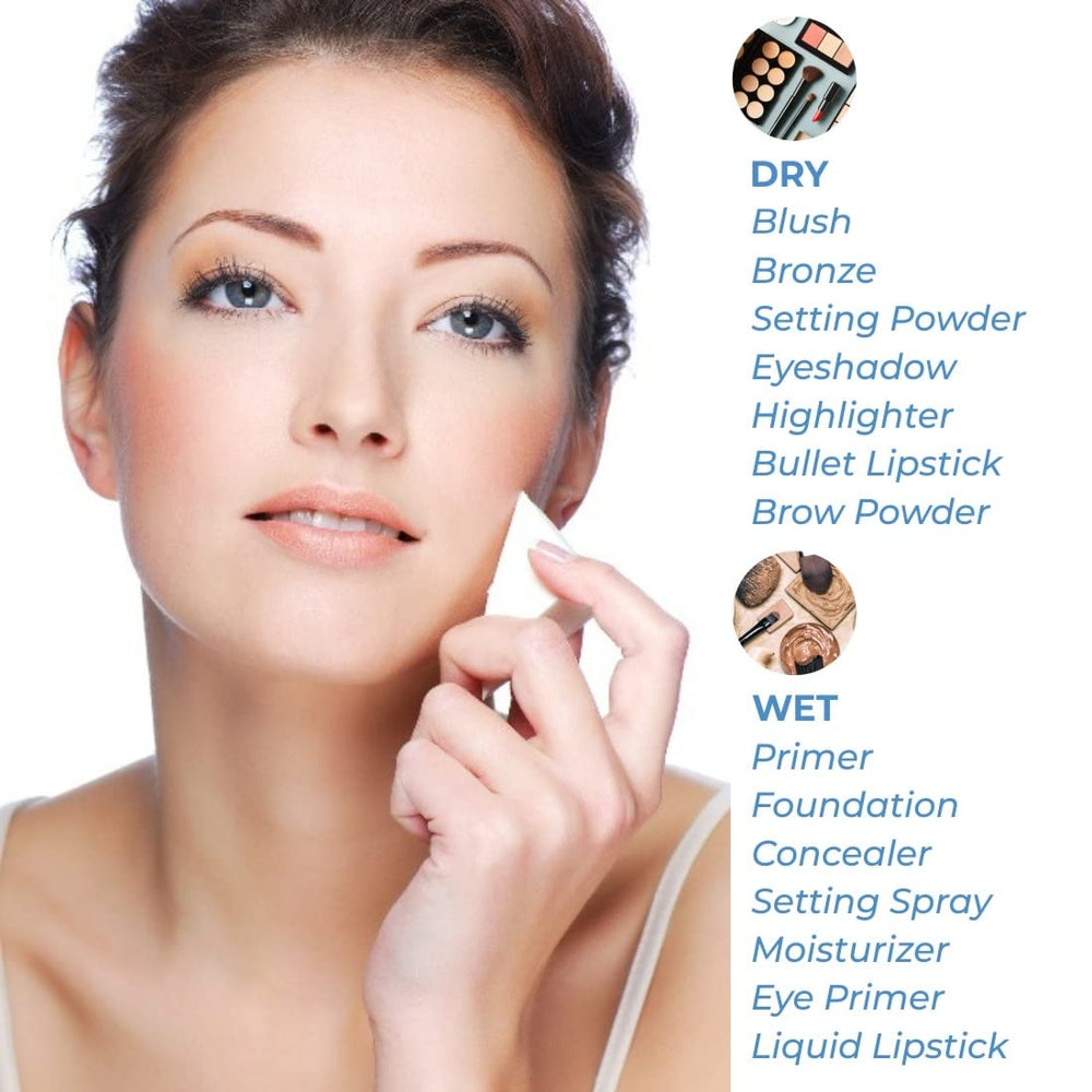 ForPro Colección Profesional esponjas de maquillaje sin látex, ideales para contornos suaves