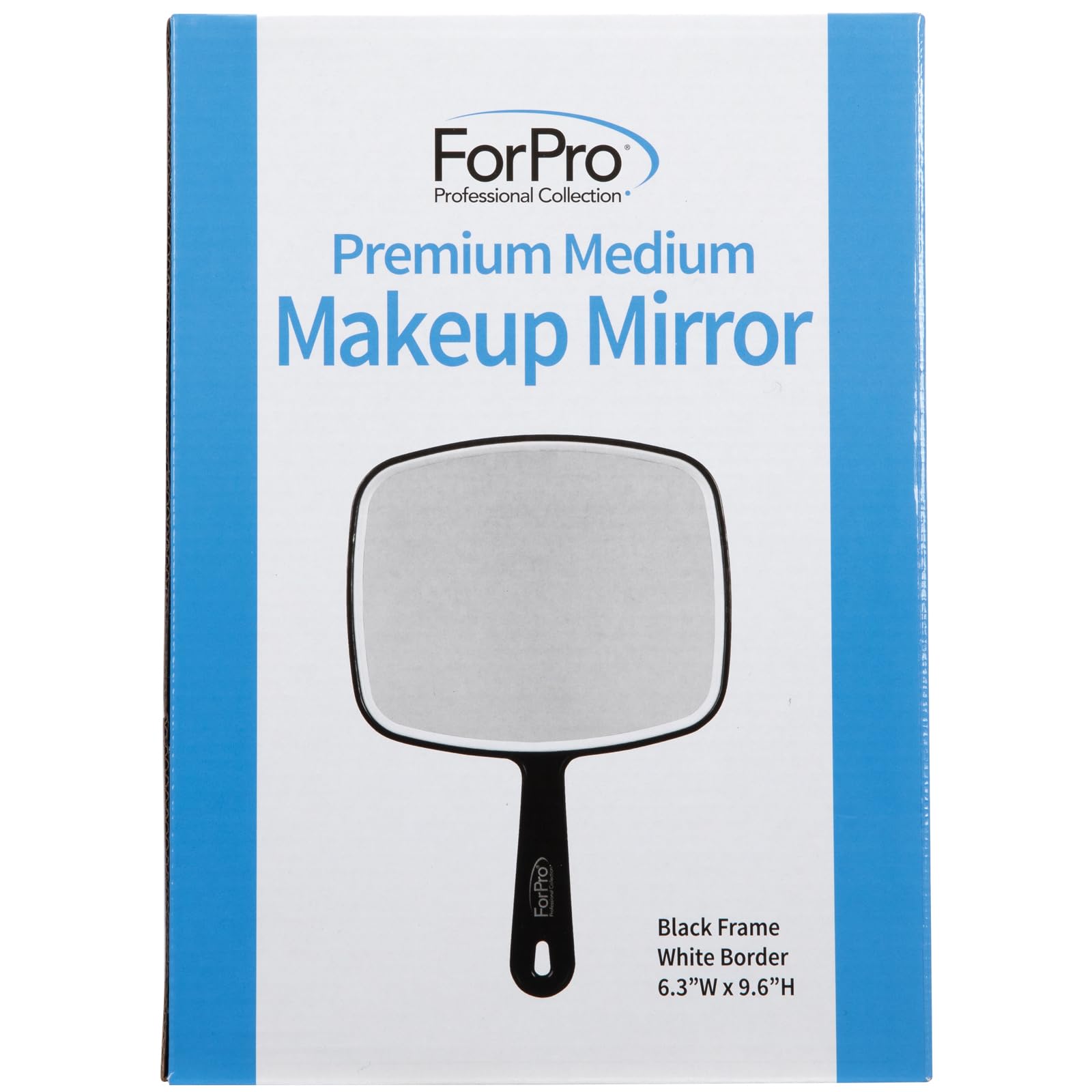 ForPro Professional Collection: Espejo ligero para viaje, ideal para retoques.