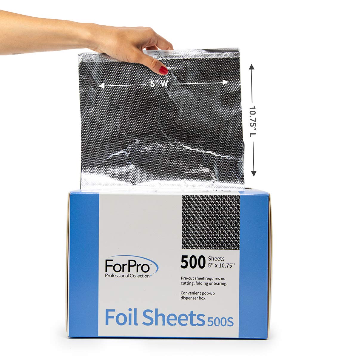 ForPro Professional Collection: detalle de relieve en hojas de aluminio para salones