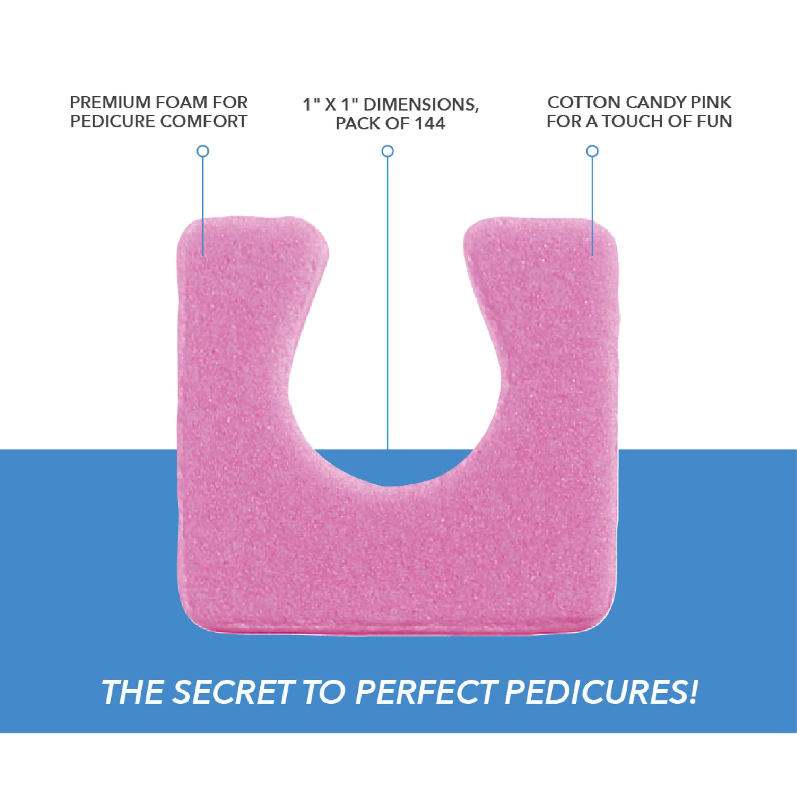 ForPro separador de dedos para pedicura, facilita separación entre uñas