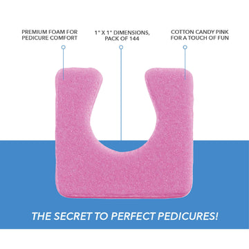 ForPro separador de dedos para pedicura, facilita separación entre uñas