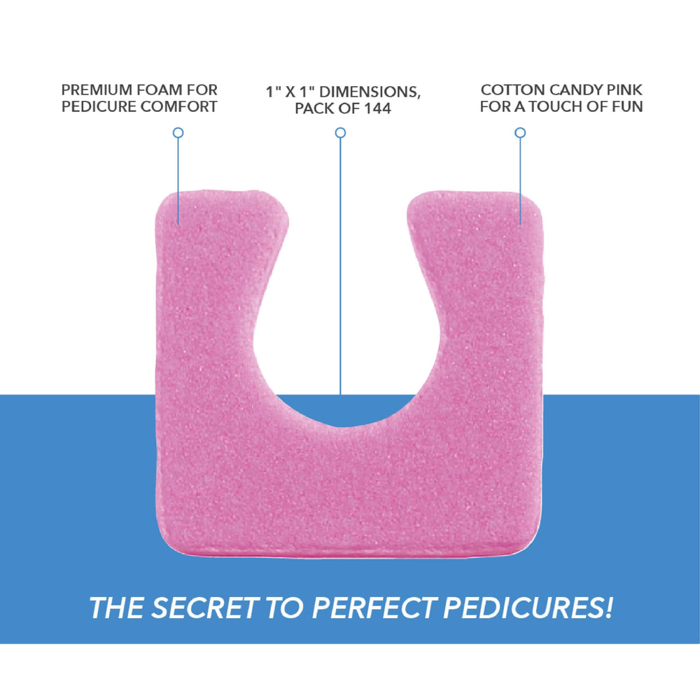 ForPro separador de dedos para pedicura, facilita separación entre uñas