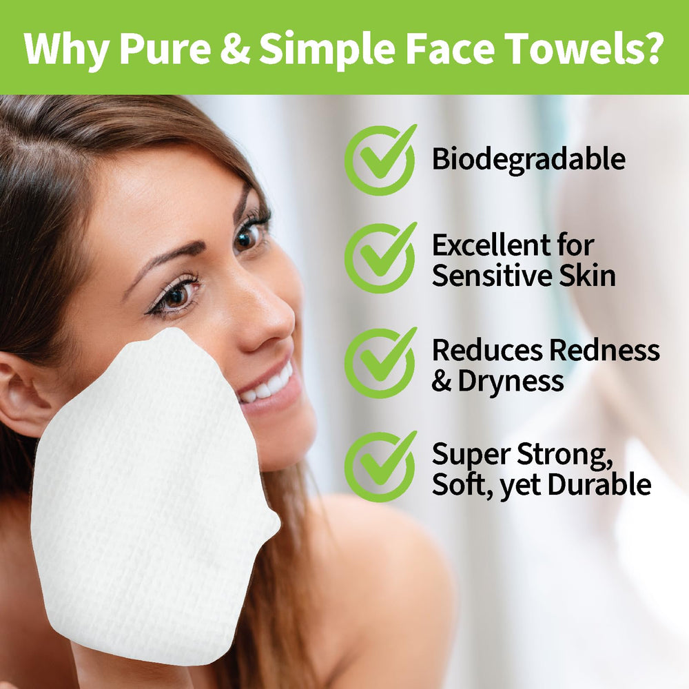 ForPro toalla facial ultra suave, ideal para piel sensible