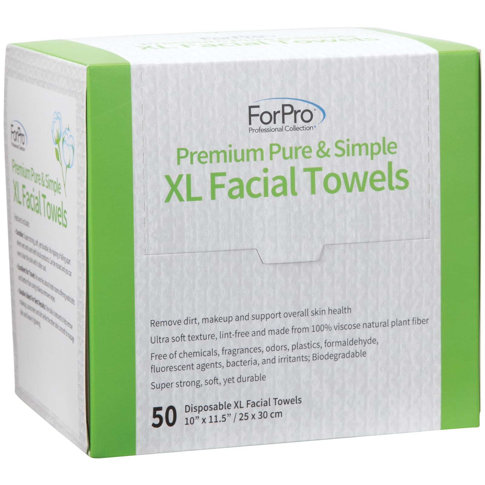 ForPro toallas faciales biodegradables para usos múltiples
