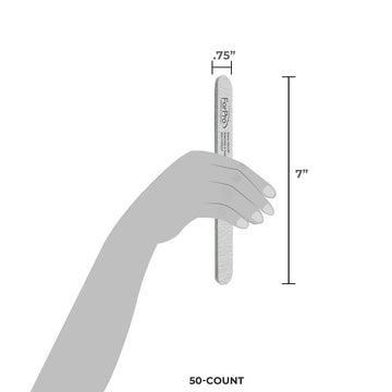 ForPro Zebra usage sur ongles acryliques, retire l'excès efficacement.