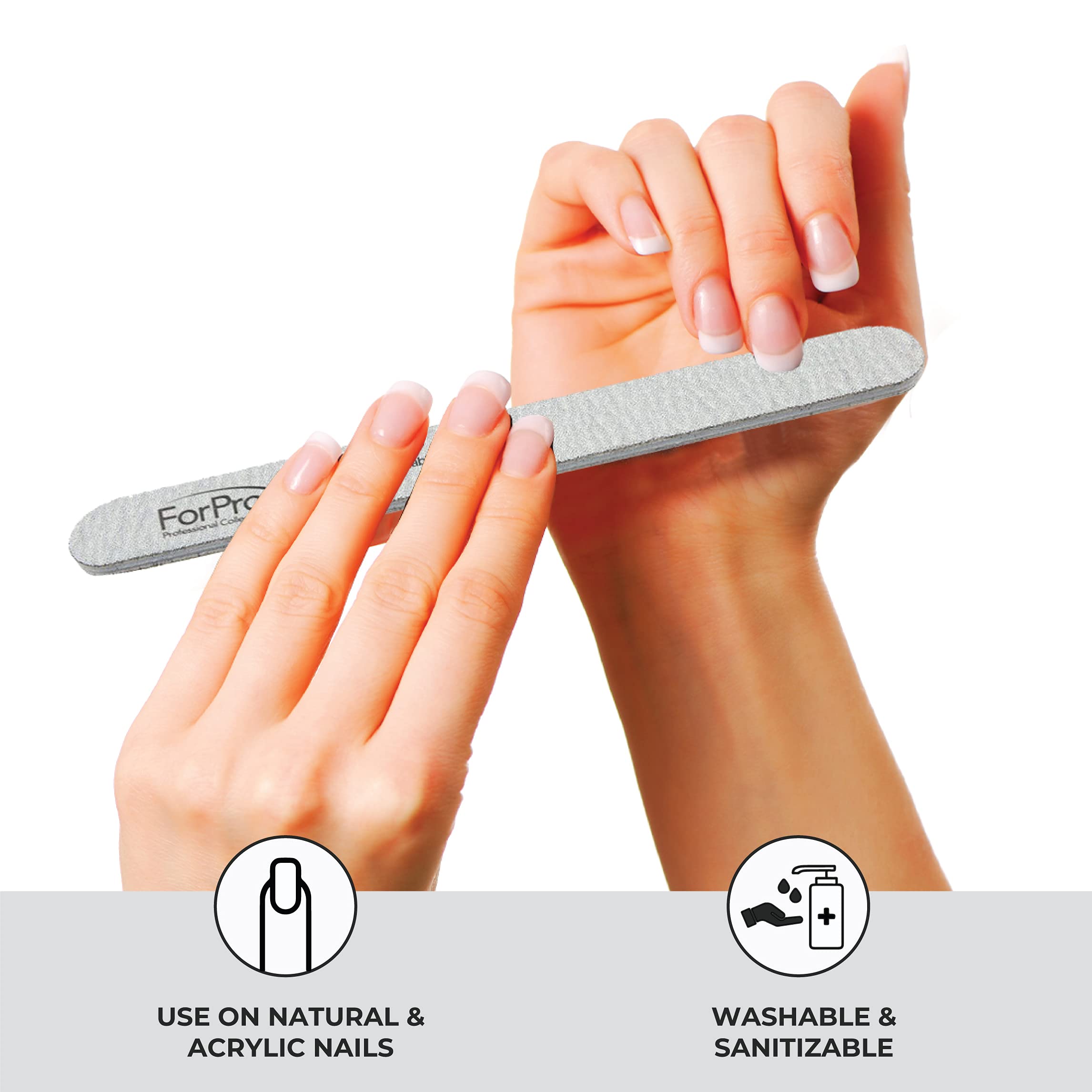 ForPro Zebra usage sur ongles naturels, idéal au quotidien.