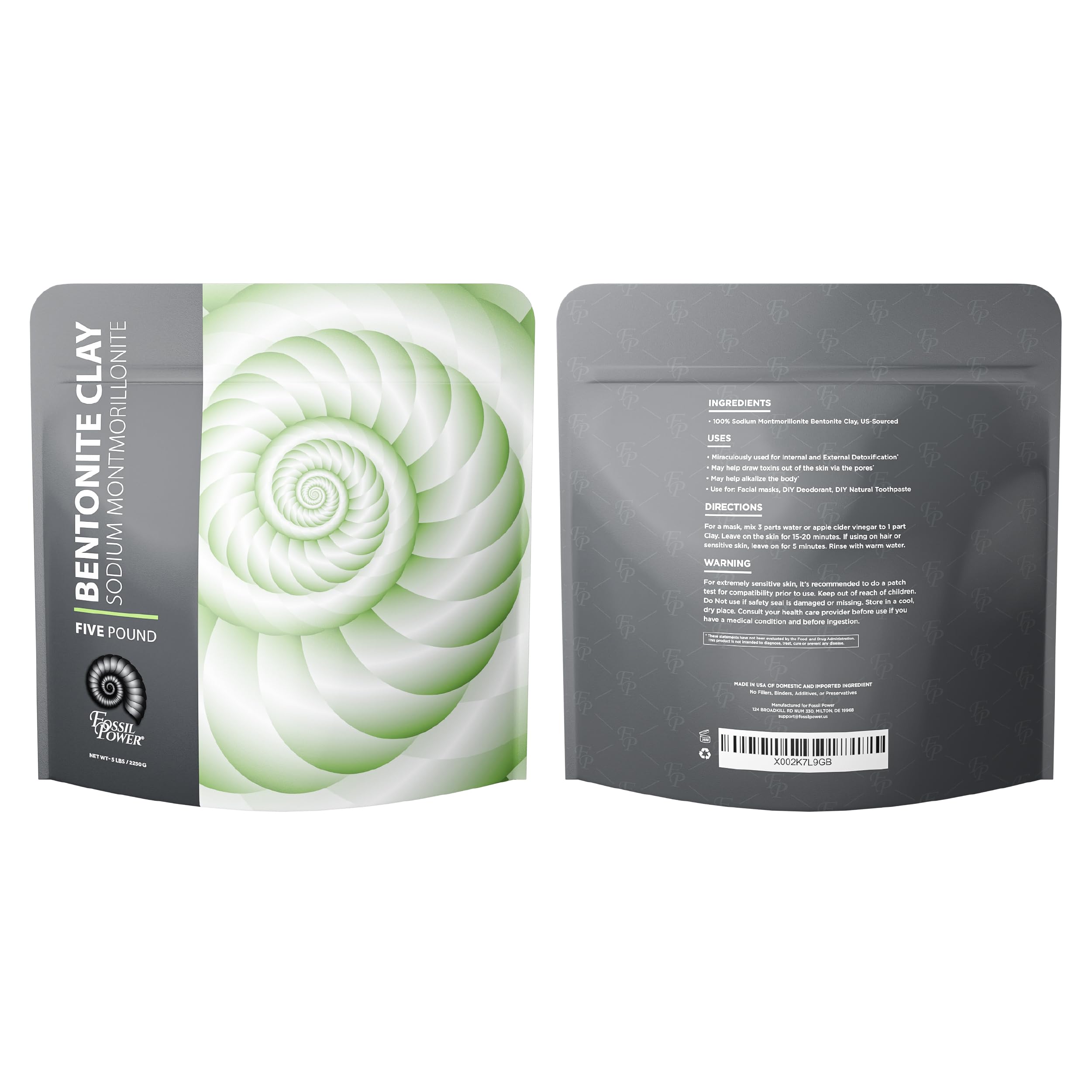Dentifrice à l'argile bentonite: soin buccal naturel.