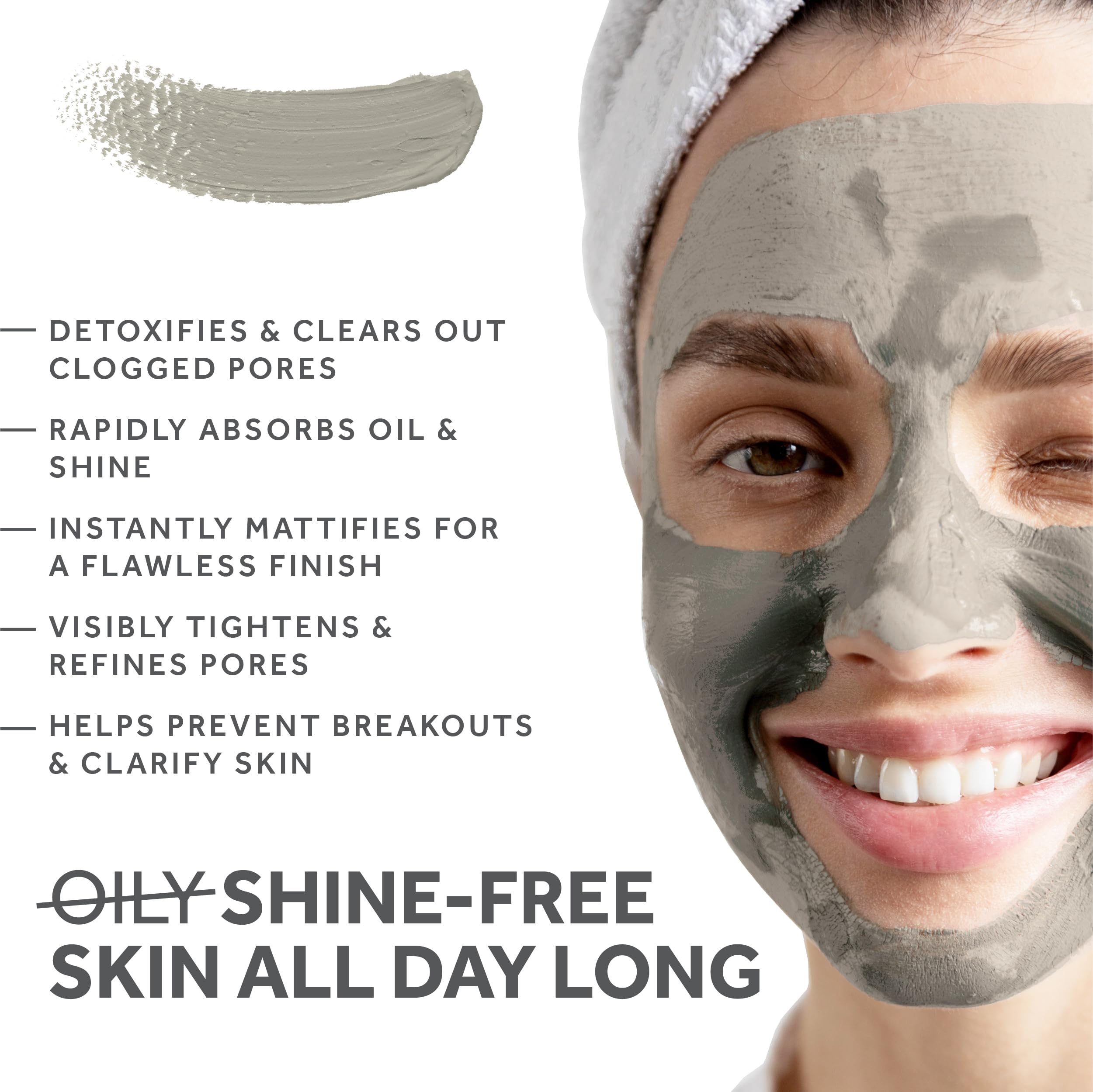 Masque visage-corps-pieds Fossil Power: nettoie les pores et revitalise la peau.