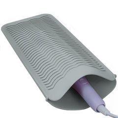 Fouews estuche silicona resistente al calor para plancha, almacenamiento seguro.