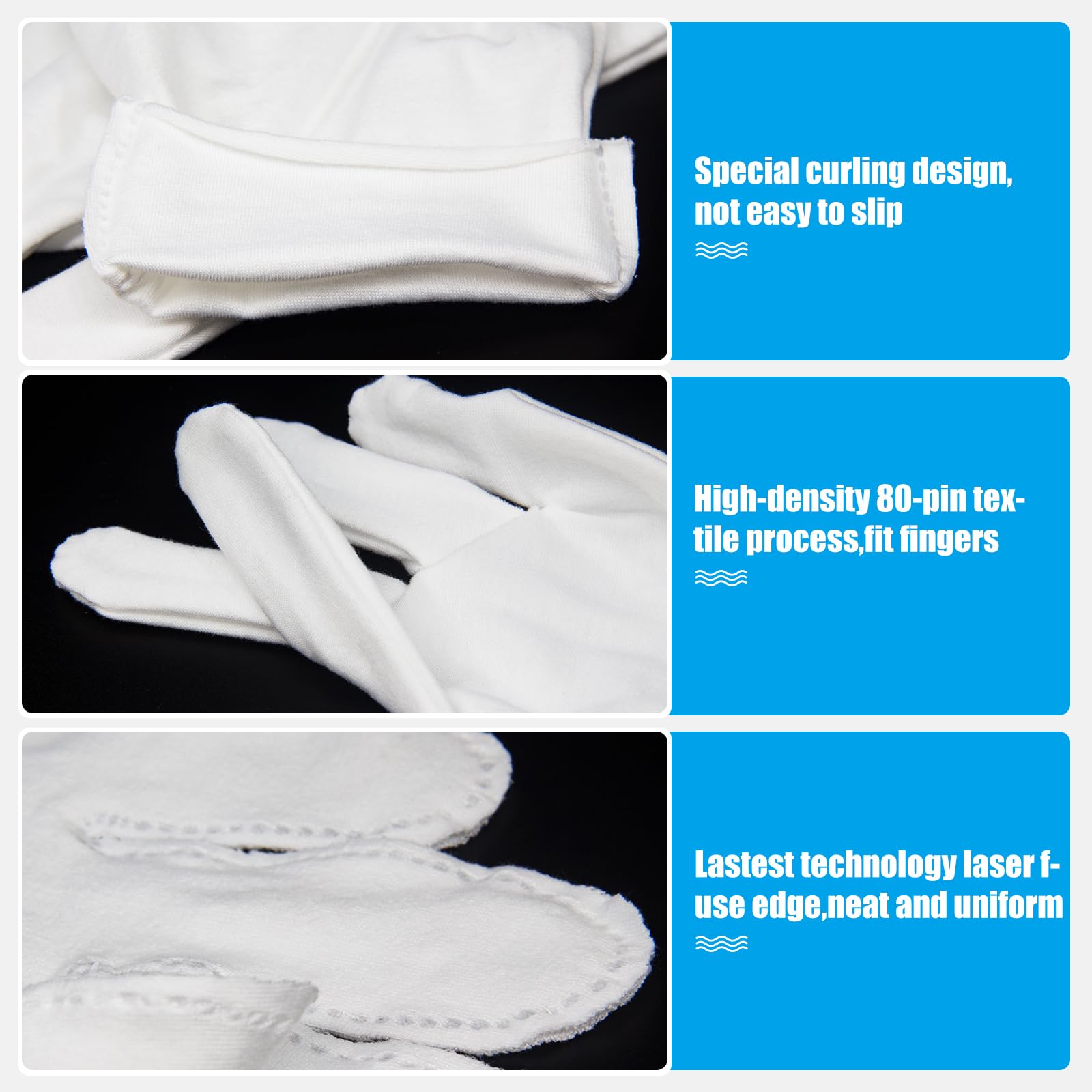 Guantes FourSeas para usos amplios: museos, joyería y servicio