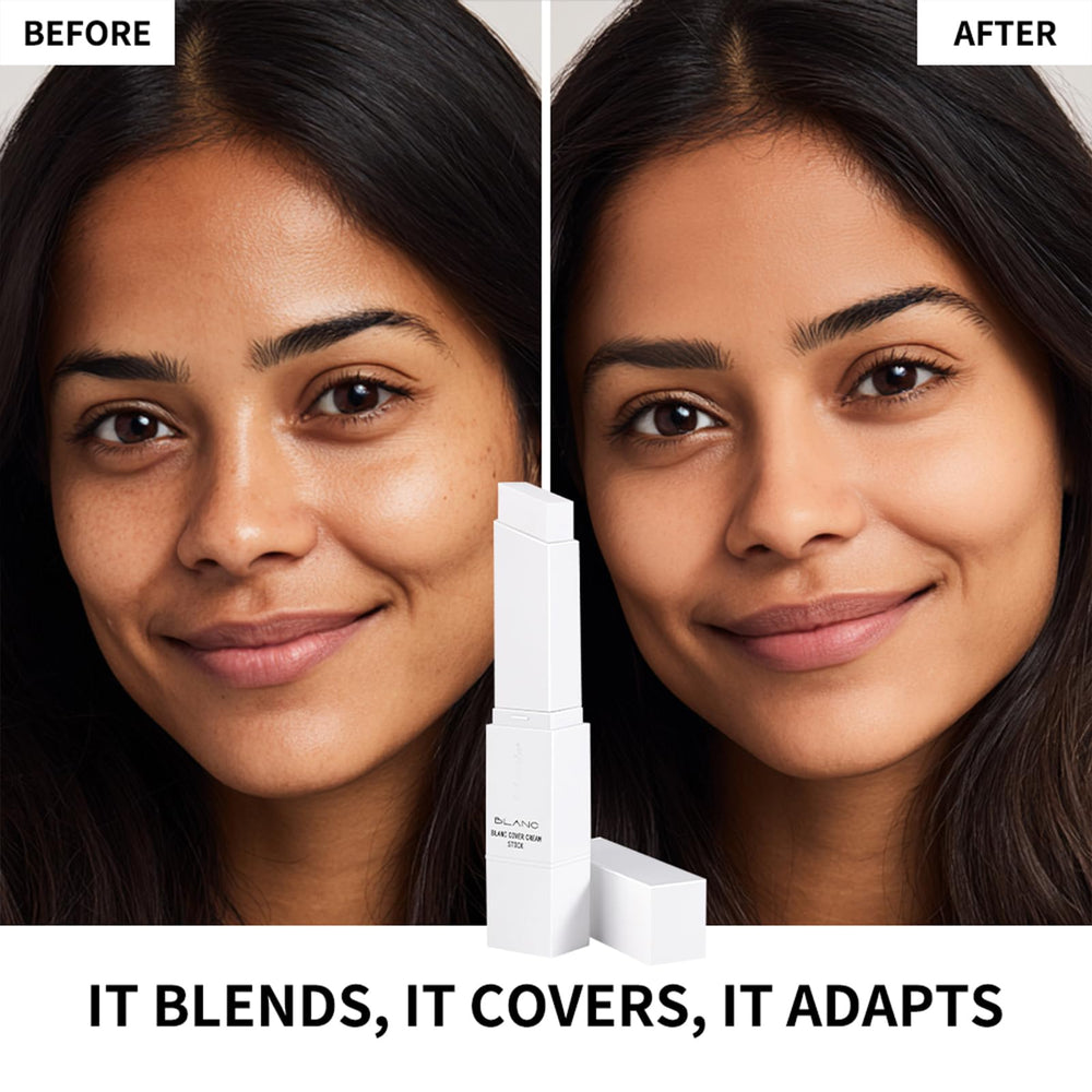 Hidratación y confort con Blanc Cover Cream Stick durante el uso.