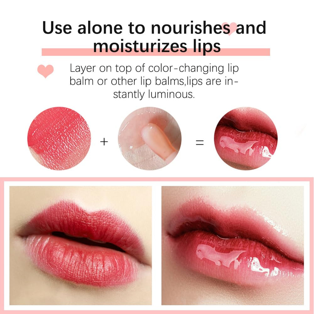 Fovcos Aceite Brillo Labial Colorido: gama de tonos rosados y corales.