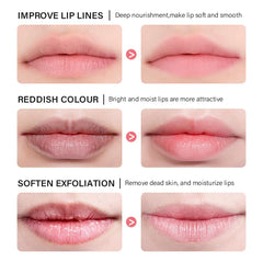 Fovcos mascarilla nocturna para labios, ayuda a reducir líneas visibles