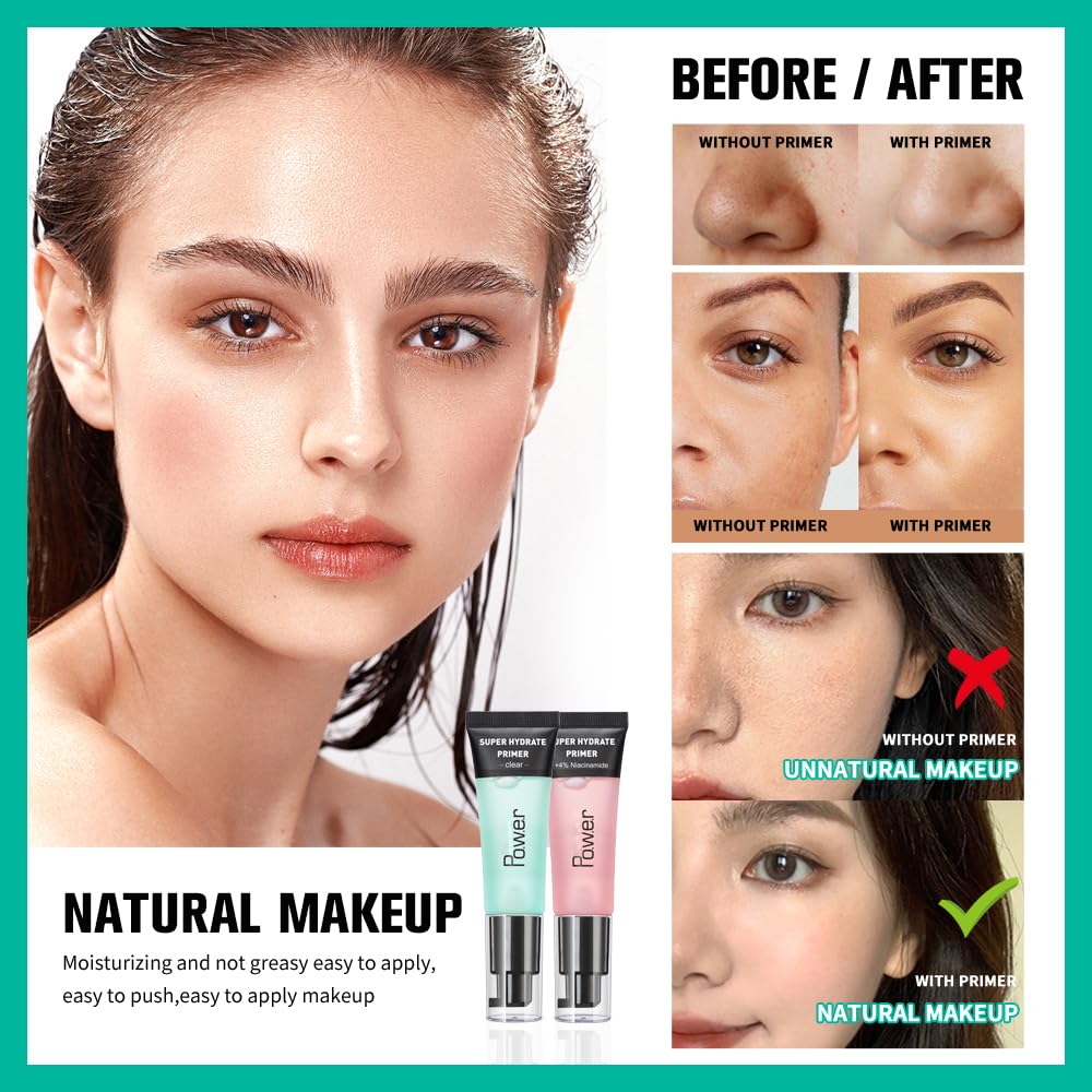 Power Face Primer facilita una aplicación rápida con acabado natural