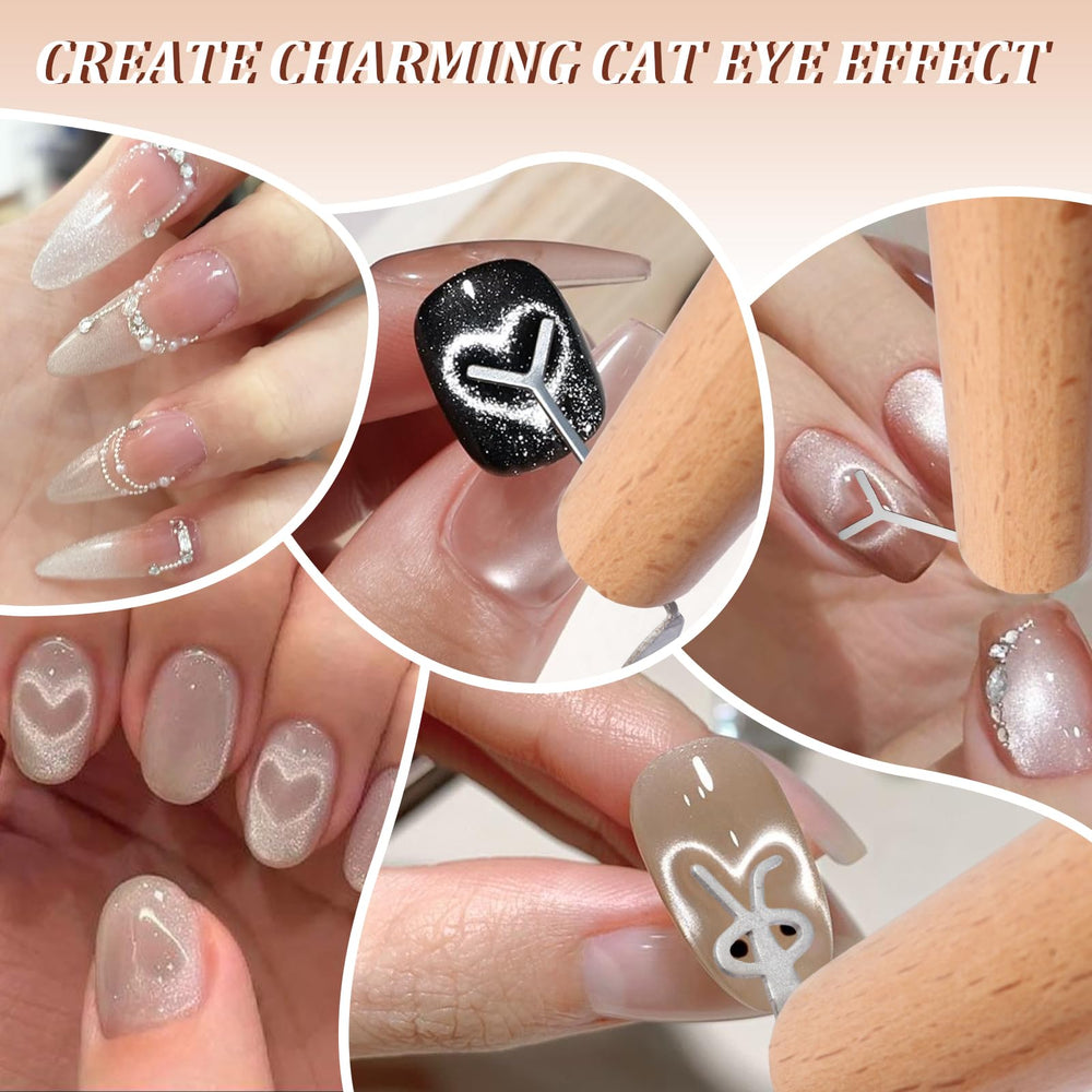 FOWSRHRG guía uñas conejo para diseños divertidos