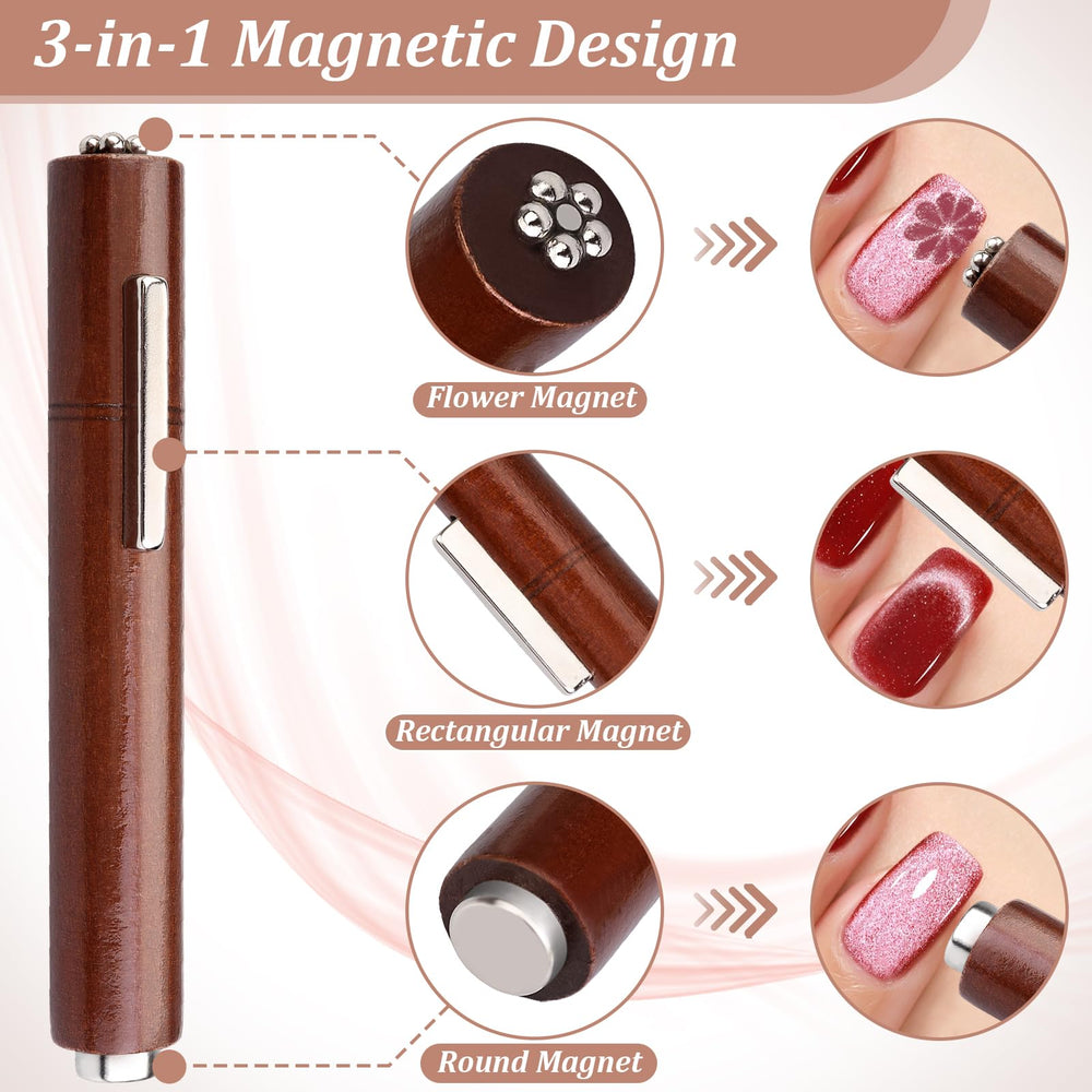 Imán FOWSRHRG para uñas con borde rectangular para acabado preciso