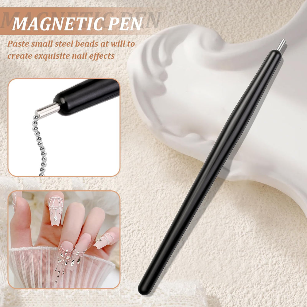 FOWSRHRG pluma magnética con mango de madera para un agarre cómodo
