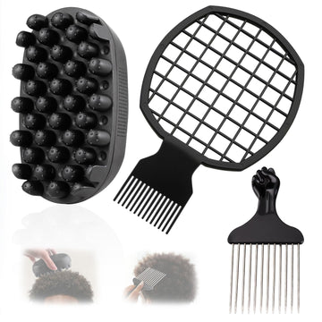 FOWSRHRG set-cepillo-rizos-silicona: definición suave de rizos, apto para uso diario.