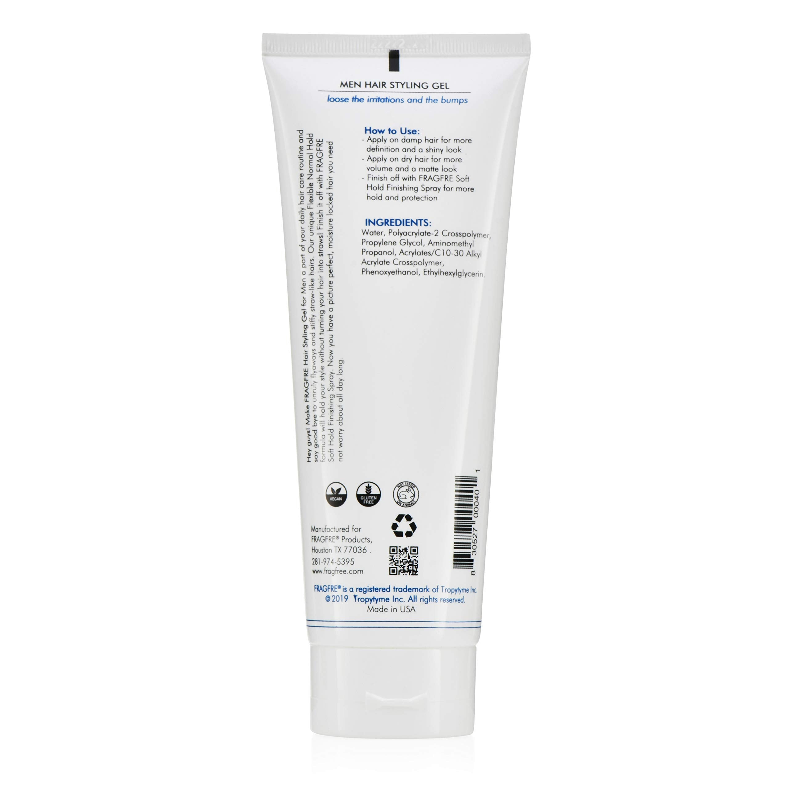 FRAGFRE resultado natural y suave tras usar gel sin fragancia