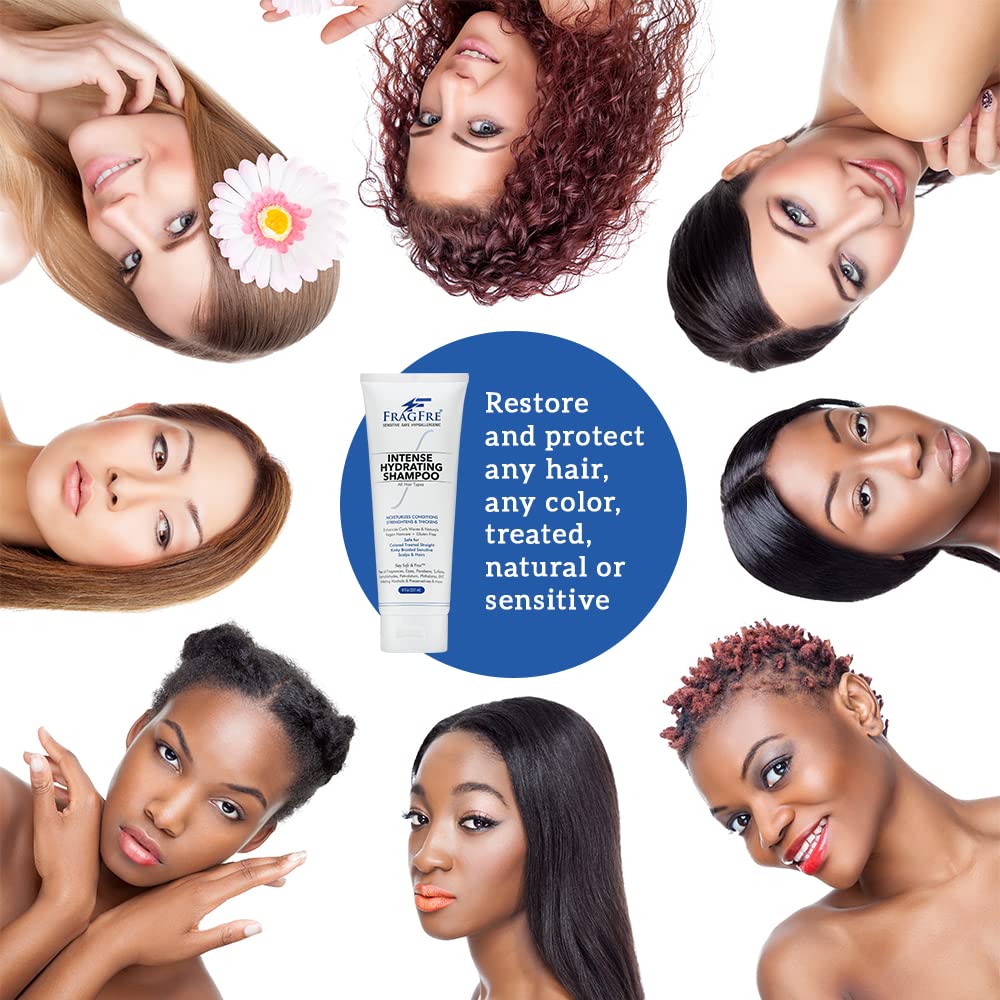 FRAGFRE Champú hidratación profunda cabello suave y sedoso