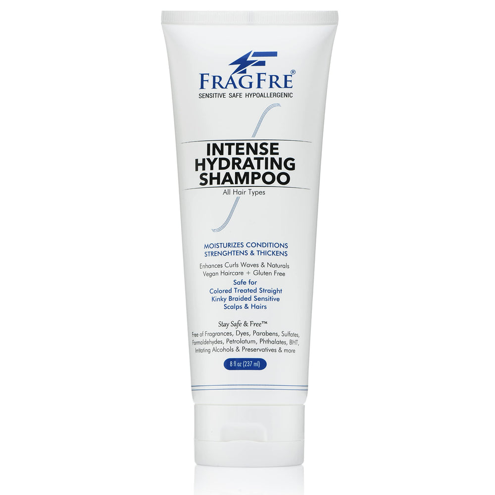 FRAGFRE Champú sin fragancia 8 oz limpieza suave para cuero cabelludo sensible
