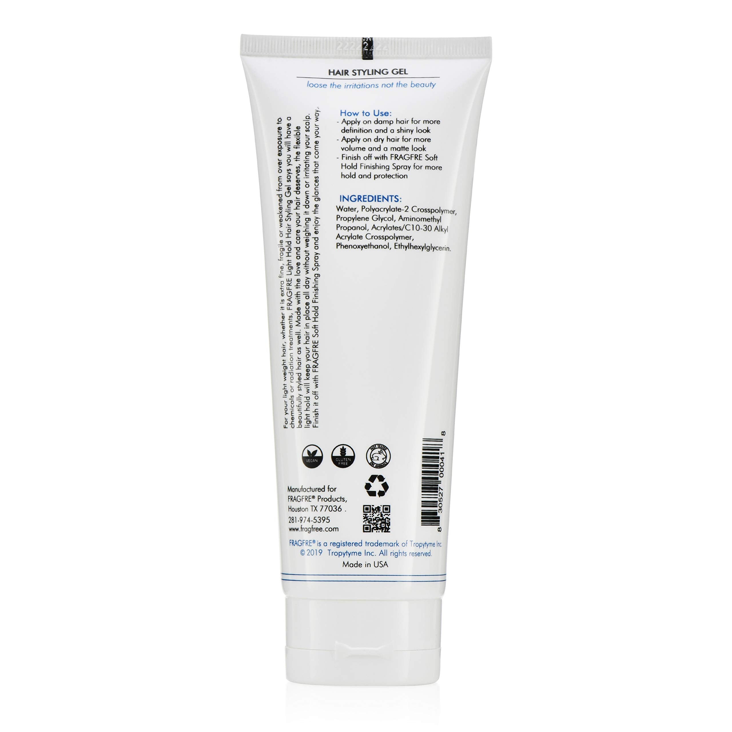 FRAGFRE gel sin residuos blancos para aspecto limpio