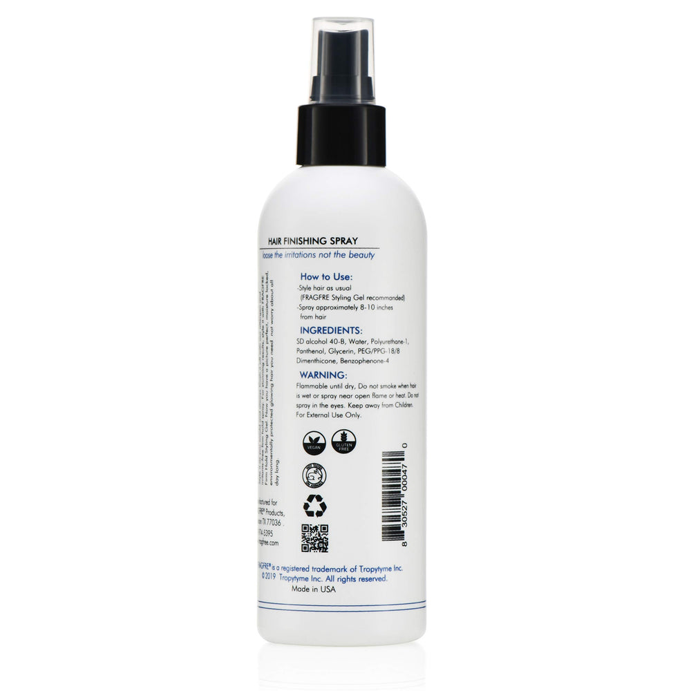 FRAGFRE spraycabello vegano y sin gluten, opción consciente para estilo diario.