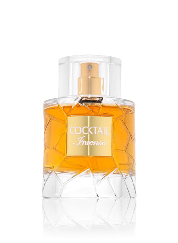 Fragrance World Cocktail Intense, botella elegante de 100 ml para uso diario.