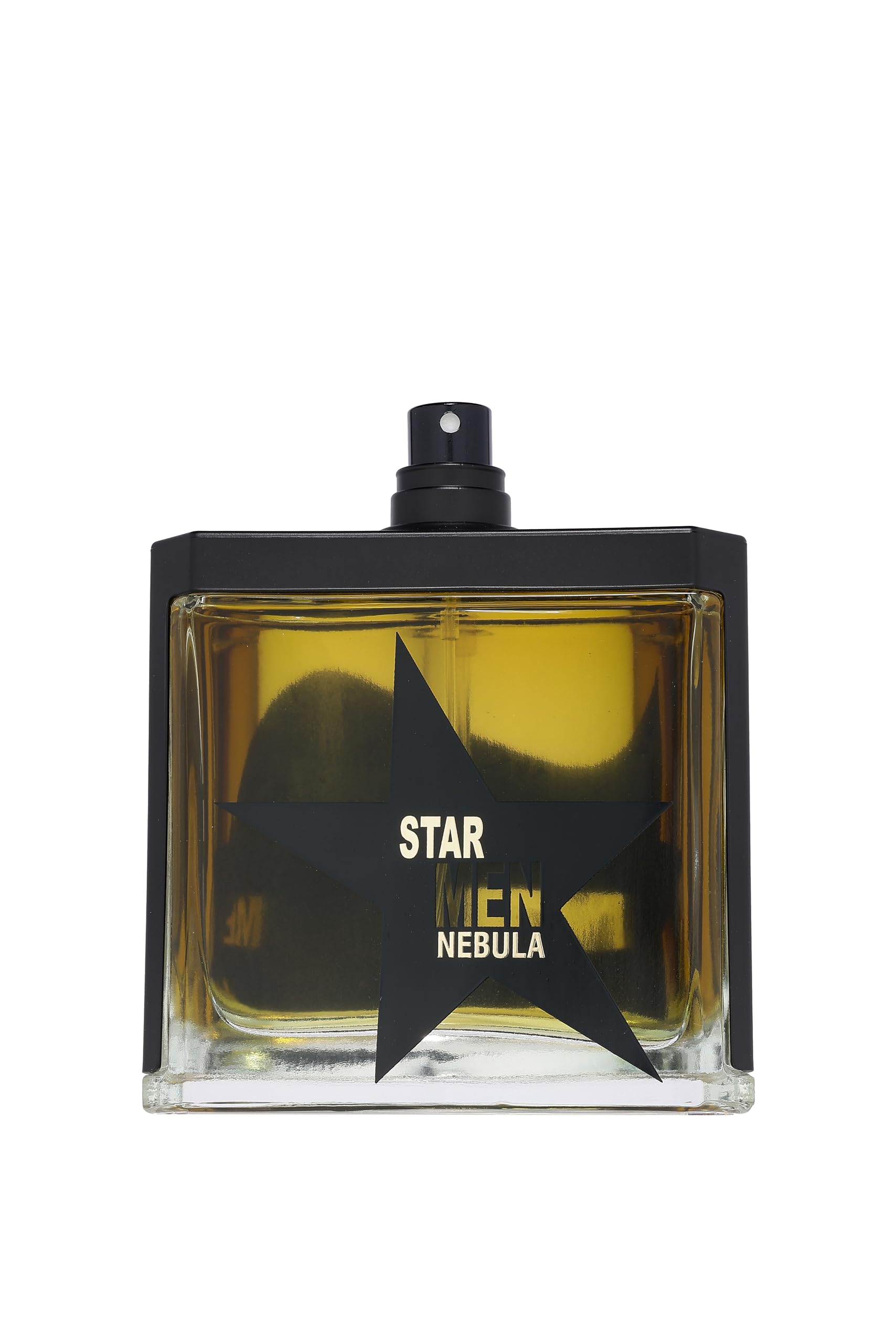Fragrance World Star Men Nebula, frasco de lujo que irradia sofisticación.