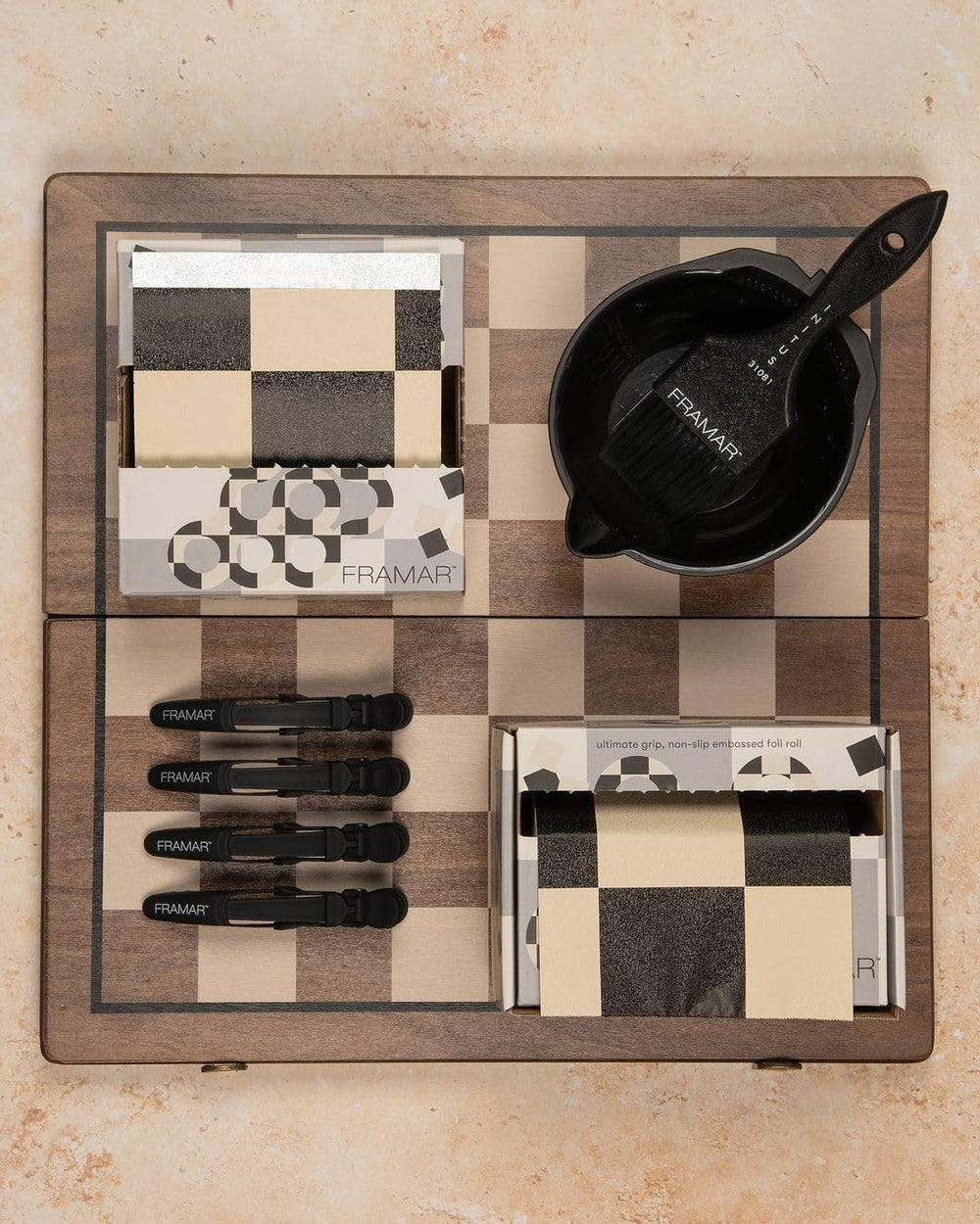 Framar hojas para mechas 5x11 cm, tamaño óptimo para salones.