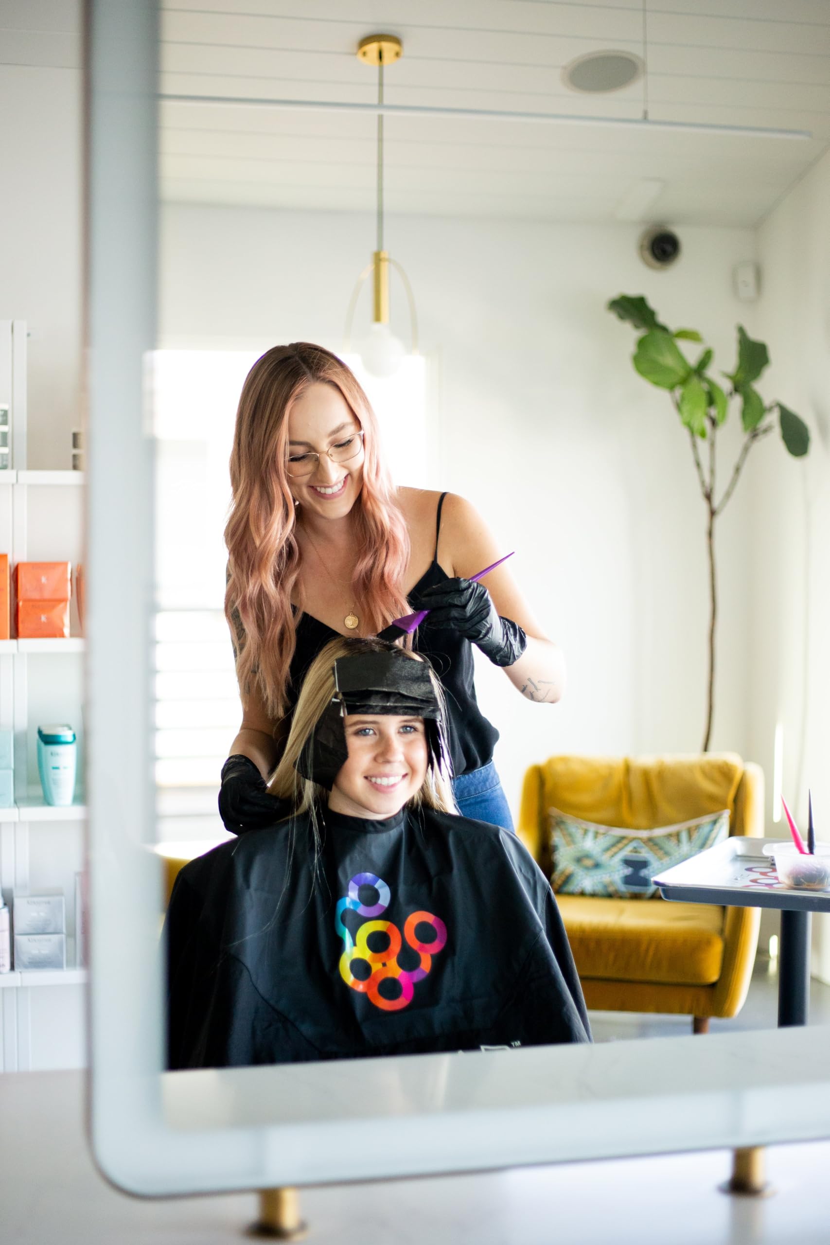 Framar limpieza fácil tras sesiones de coloración