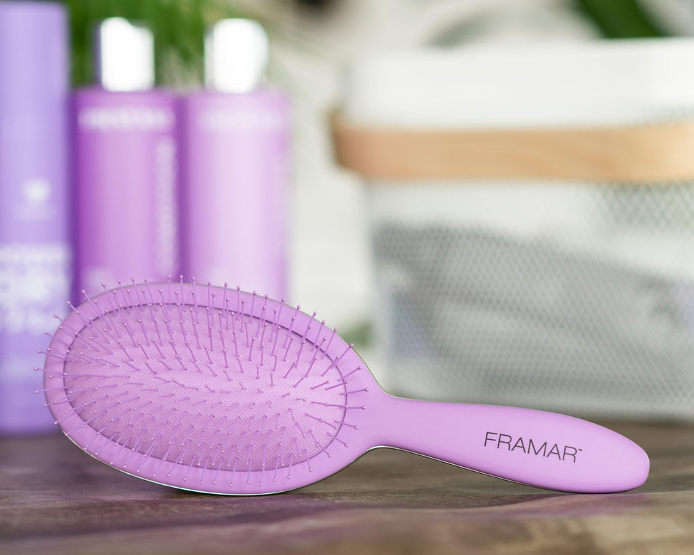 Framar cepillo desenredante para brillo y suavidad del cabello